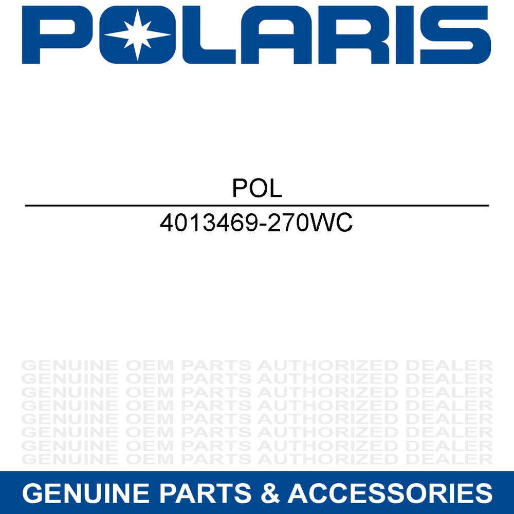 Polaris Blue Winch Cable 270mm 4013469-270WC