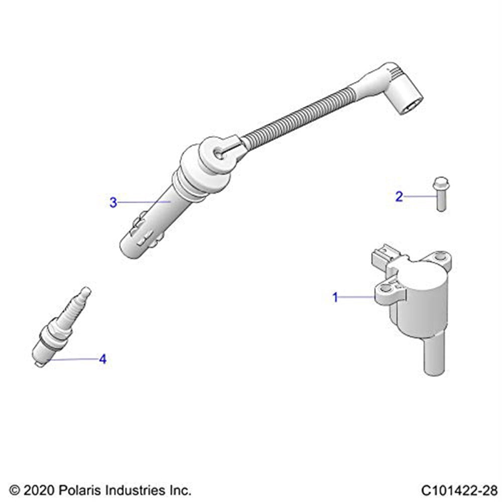 Polaris PTO Spark Plug Wire 4019338