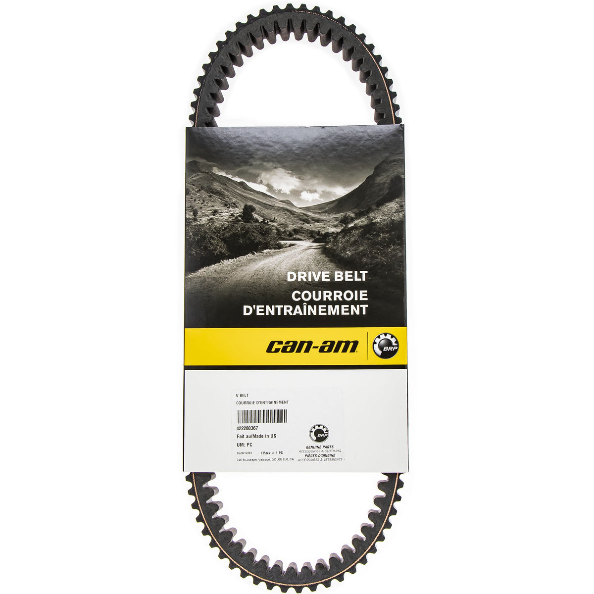 Can-Am Clutch Drive Belt 422280367