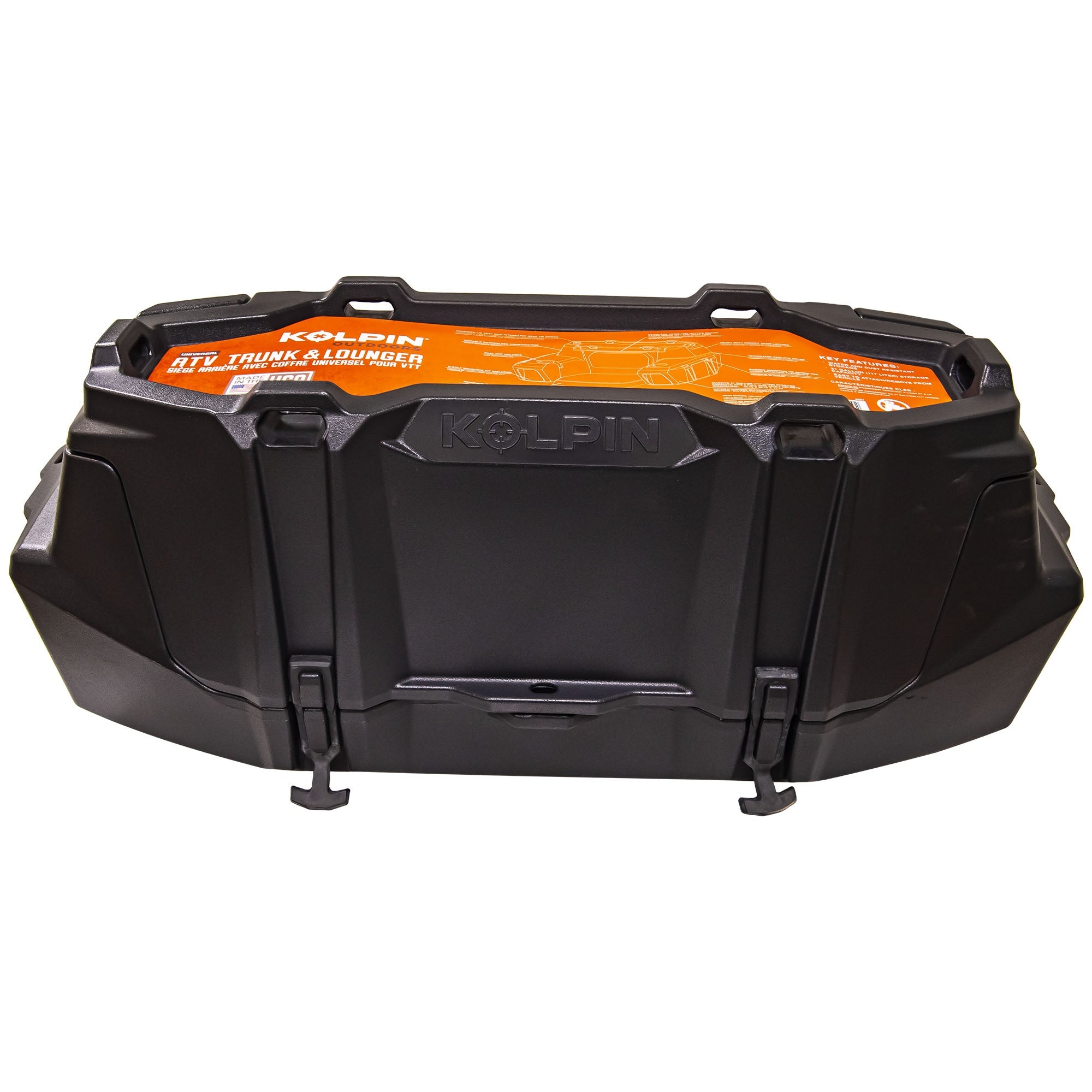 Kolpin 4457 ATV Trunk & Lounger 31gal Storage Removable Non-Slip Seat Pads