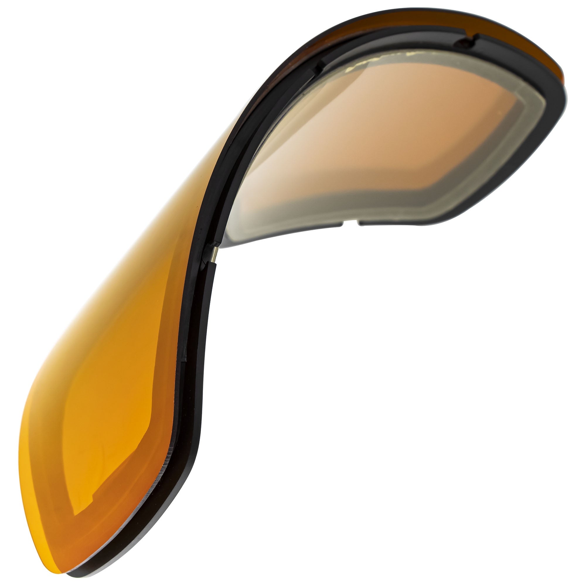 BRP 4486720030 Ski-Doo EDGE Goggles Chromed RPM Replacement Lens UV - Red - One Size