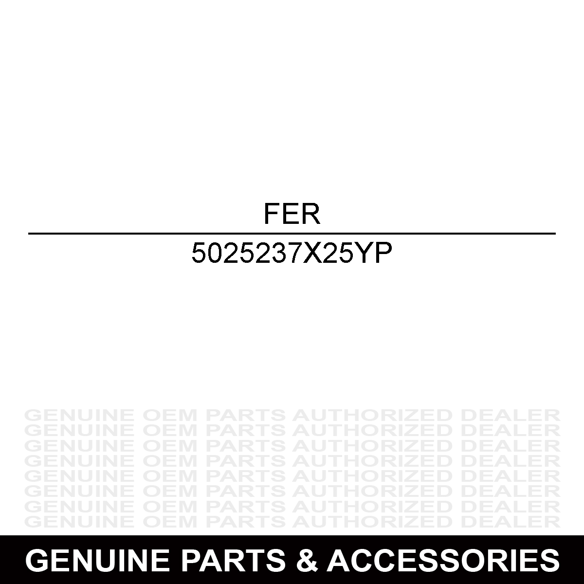 Ferris BOLT M8-1.25 X 25MM 5025237X25YP