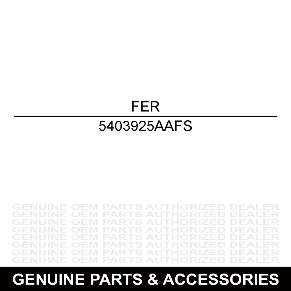 Ferris PLATE SUPPORT 5403925AAFS