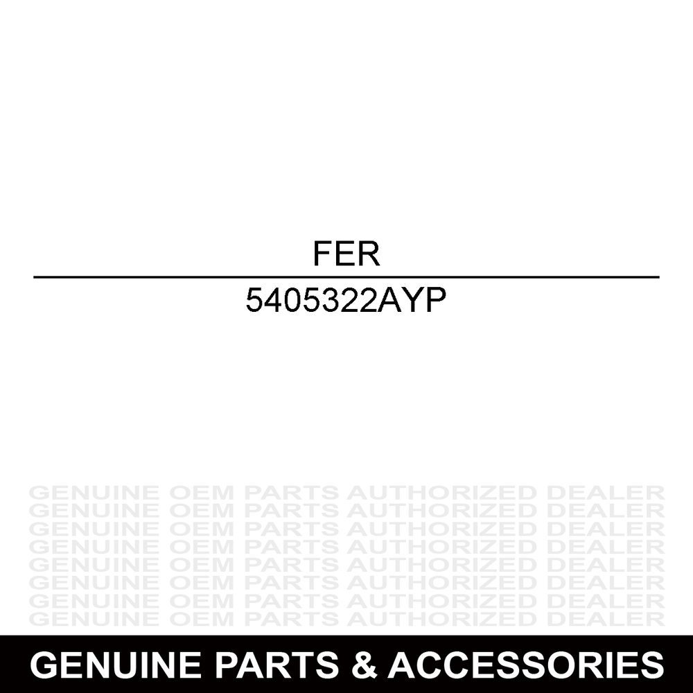 Ferris PLATE SUPPORT 5405322AYP