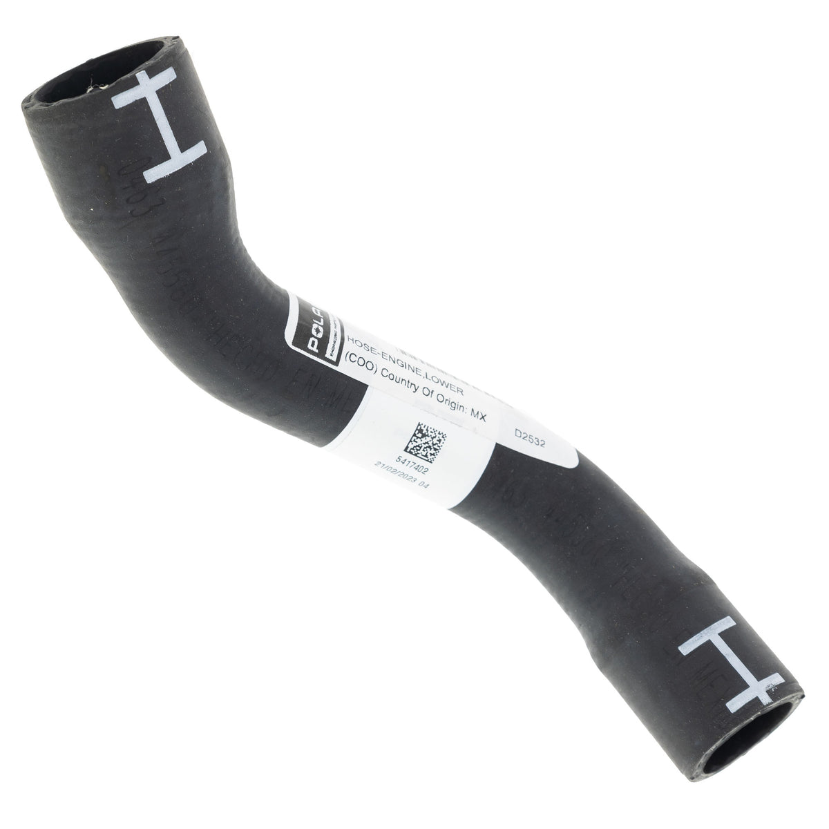 Polaris Lower Engine Hose 5417402 alternate view