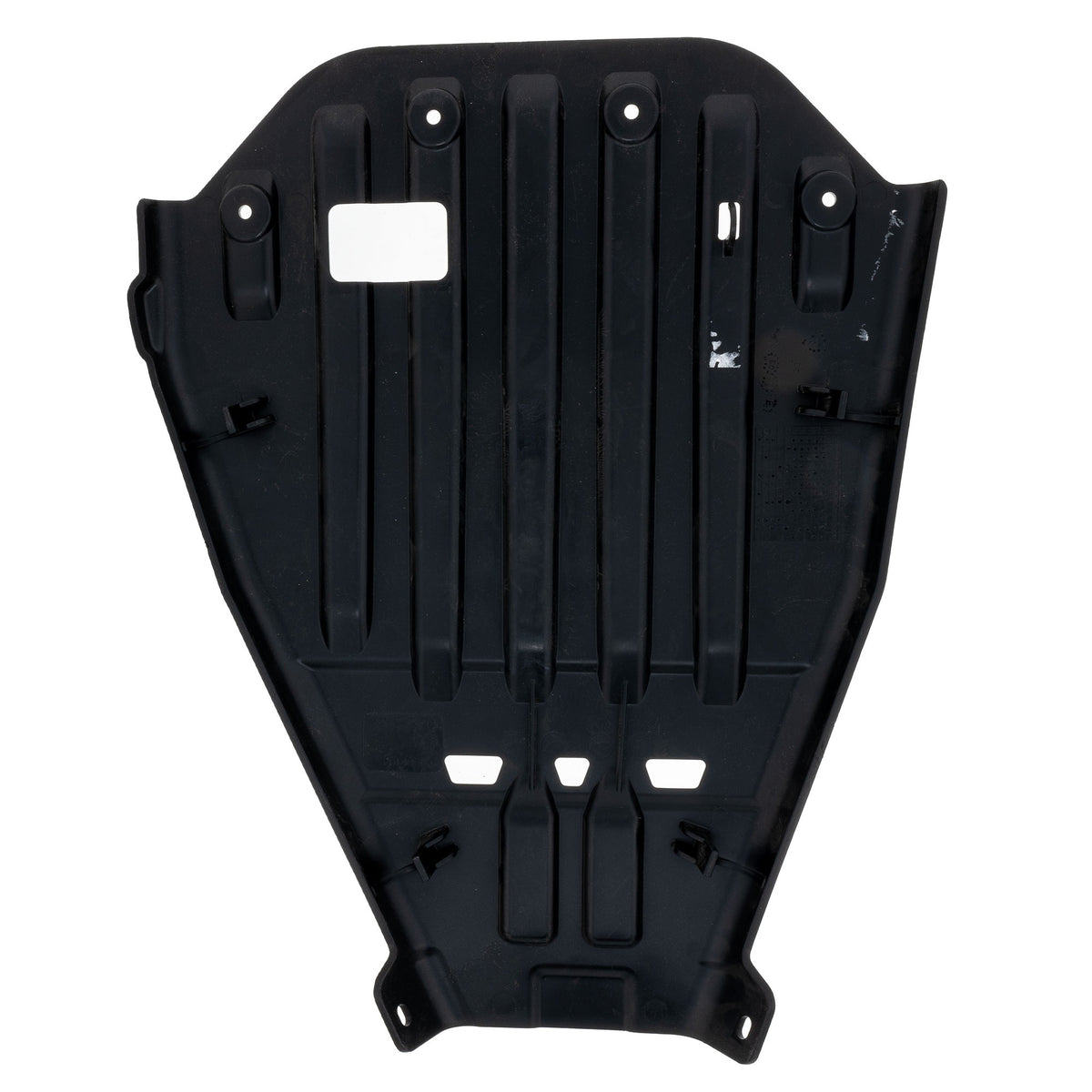 Polaris Gloss Black Rear Skid Plate 5437879-070 alternate view