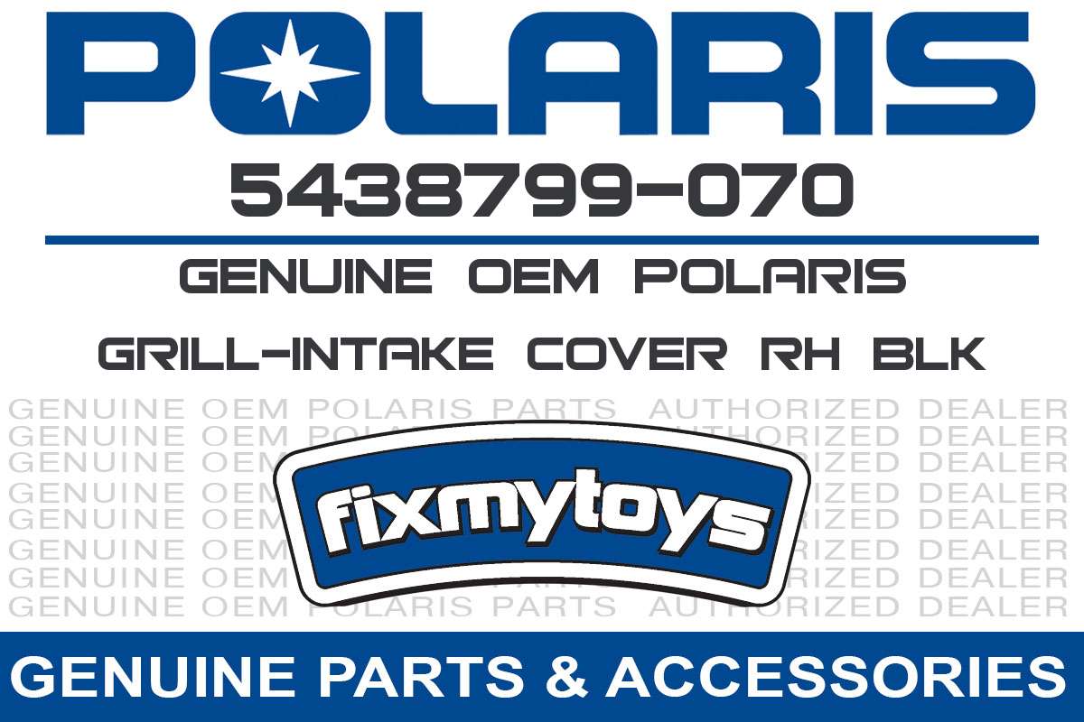 Polaris Black Right Hand Intake Cover Grill 5438799-070