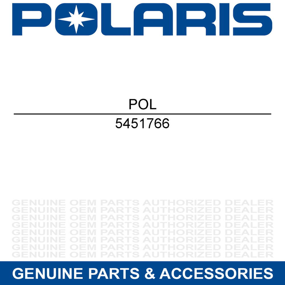 Polaris Passenger Seat Back Cover 5451766