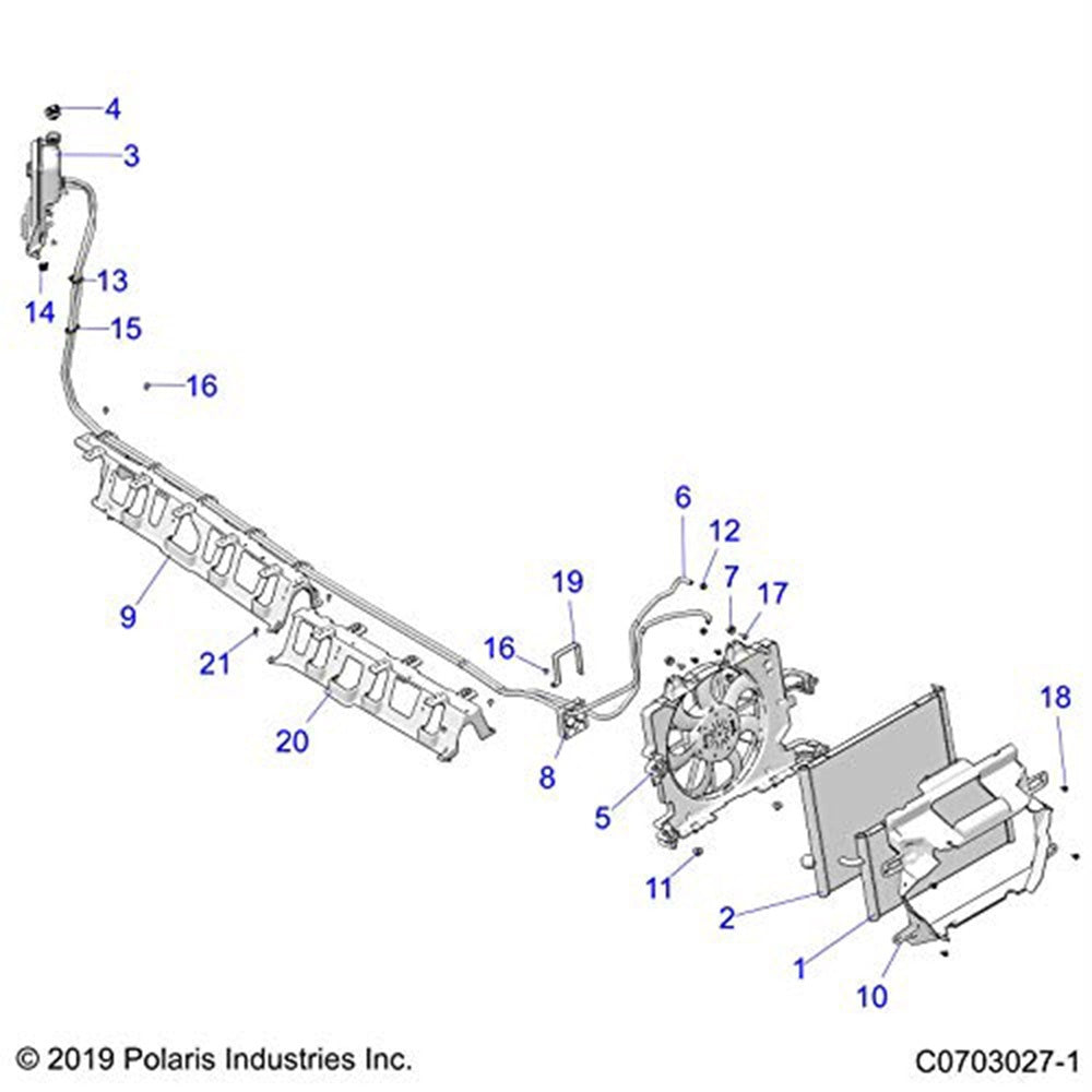 Polaris Radiator Shroud 5455459