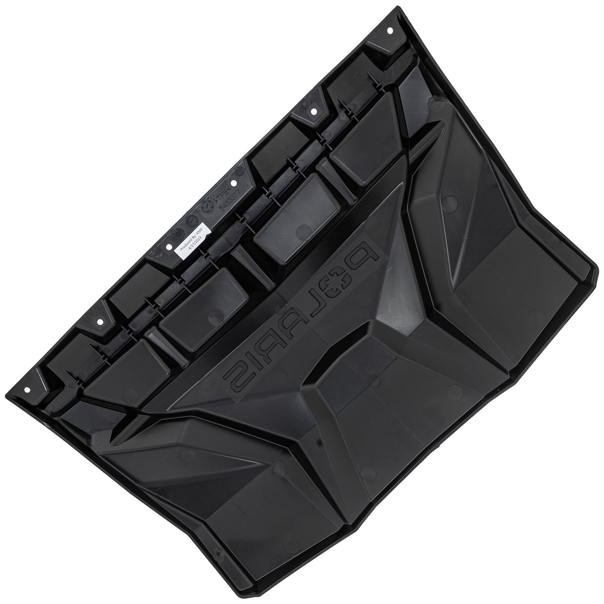 Polaris Black Gloss Wide Snow Flap 5456001-070 alternate view
