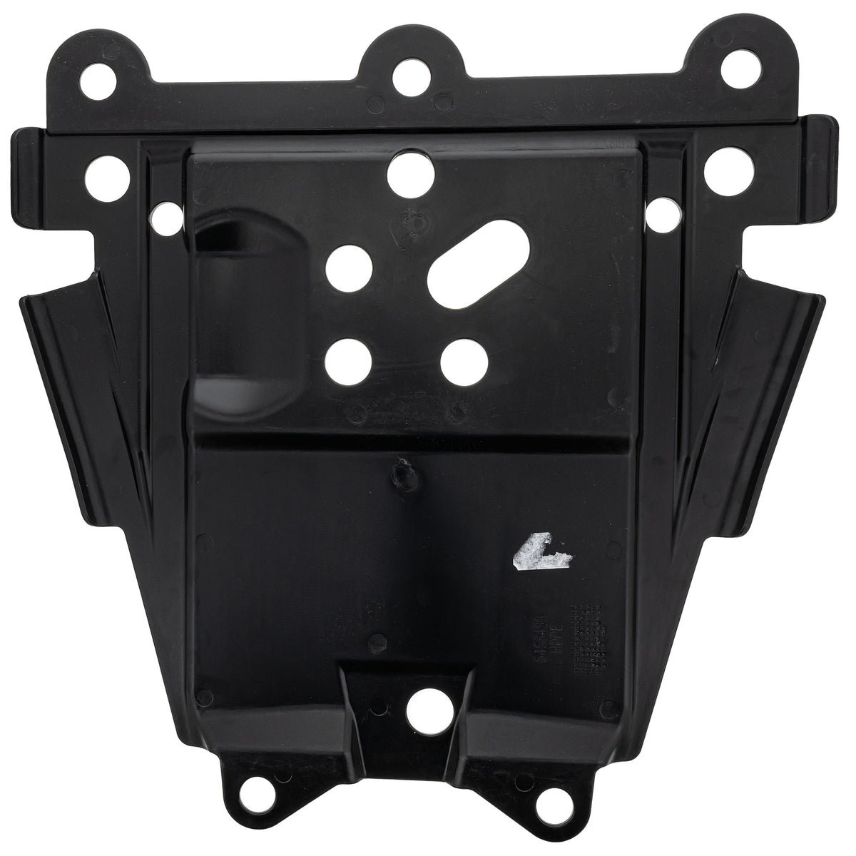 Polaris Gloss Black Rear Skid Plate 5456433-070 alternate view