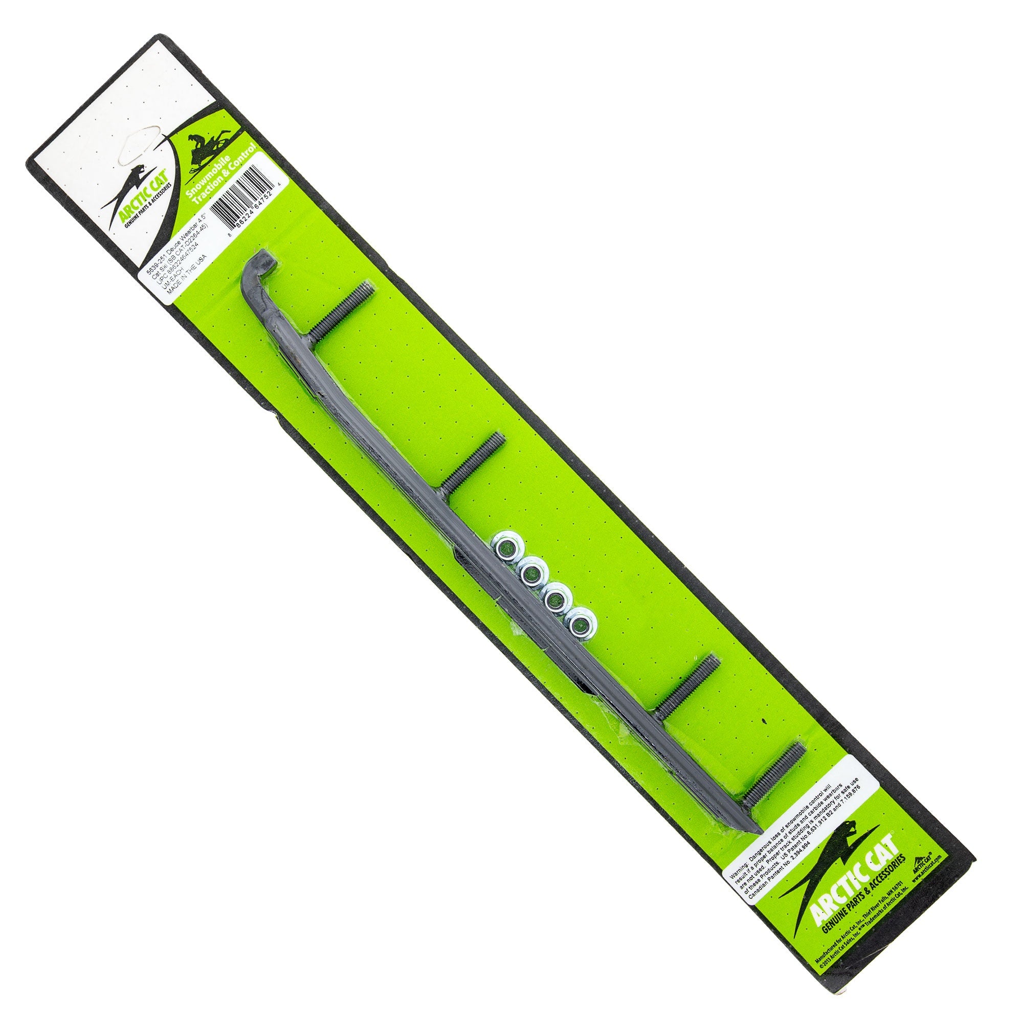Arctic Cat 5639-251 Deuce Twin 4.5" Carbide Wearbars