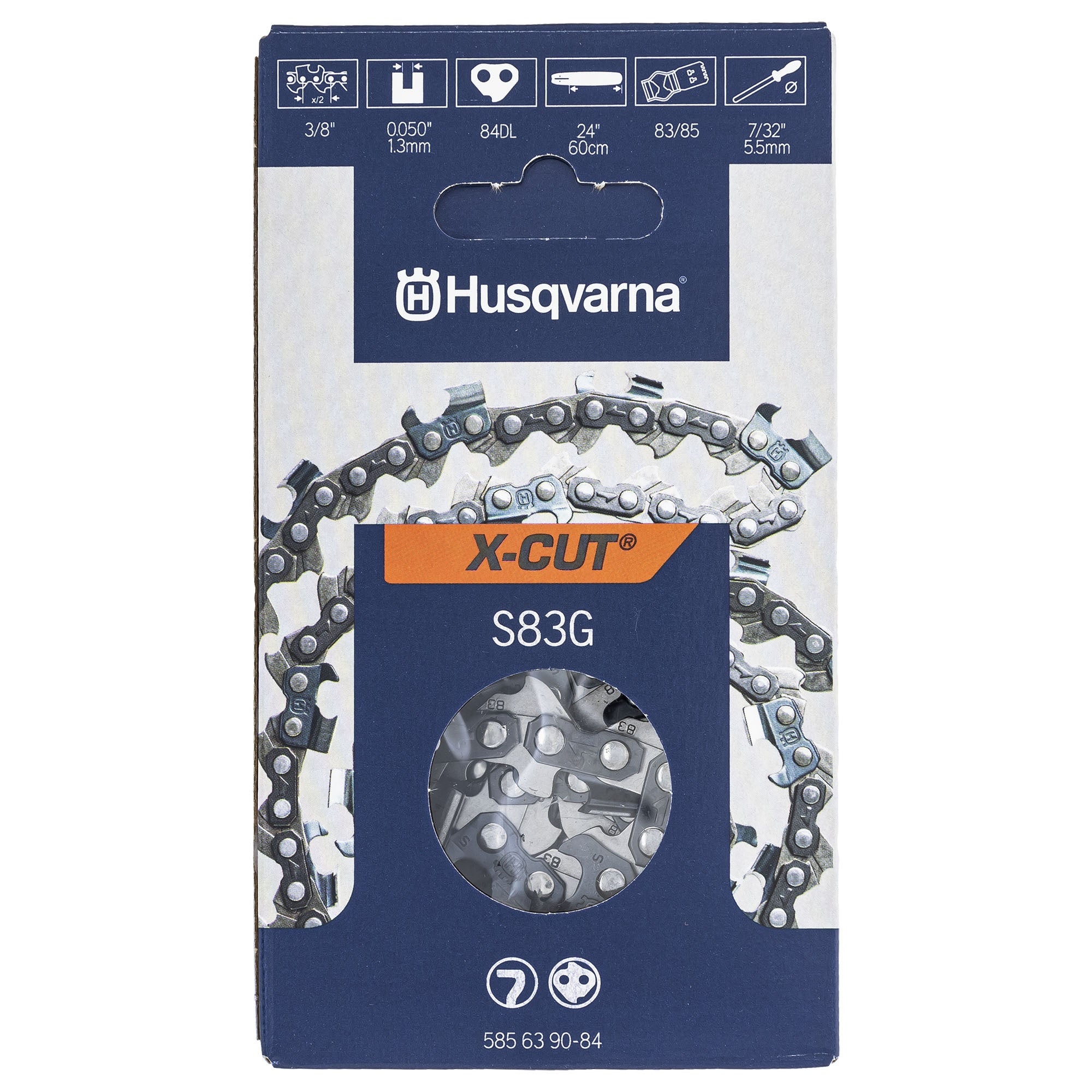 Husqvarna 585639084 Replacement Chain H80 501846584 585639084