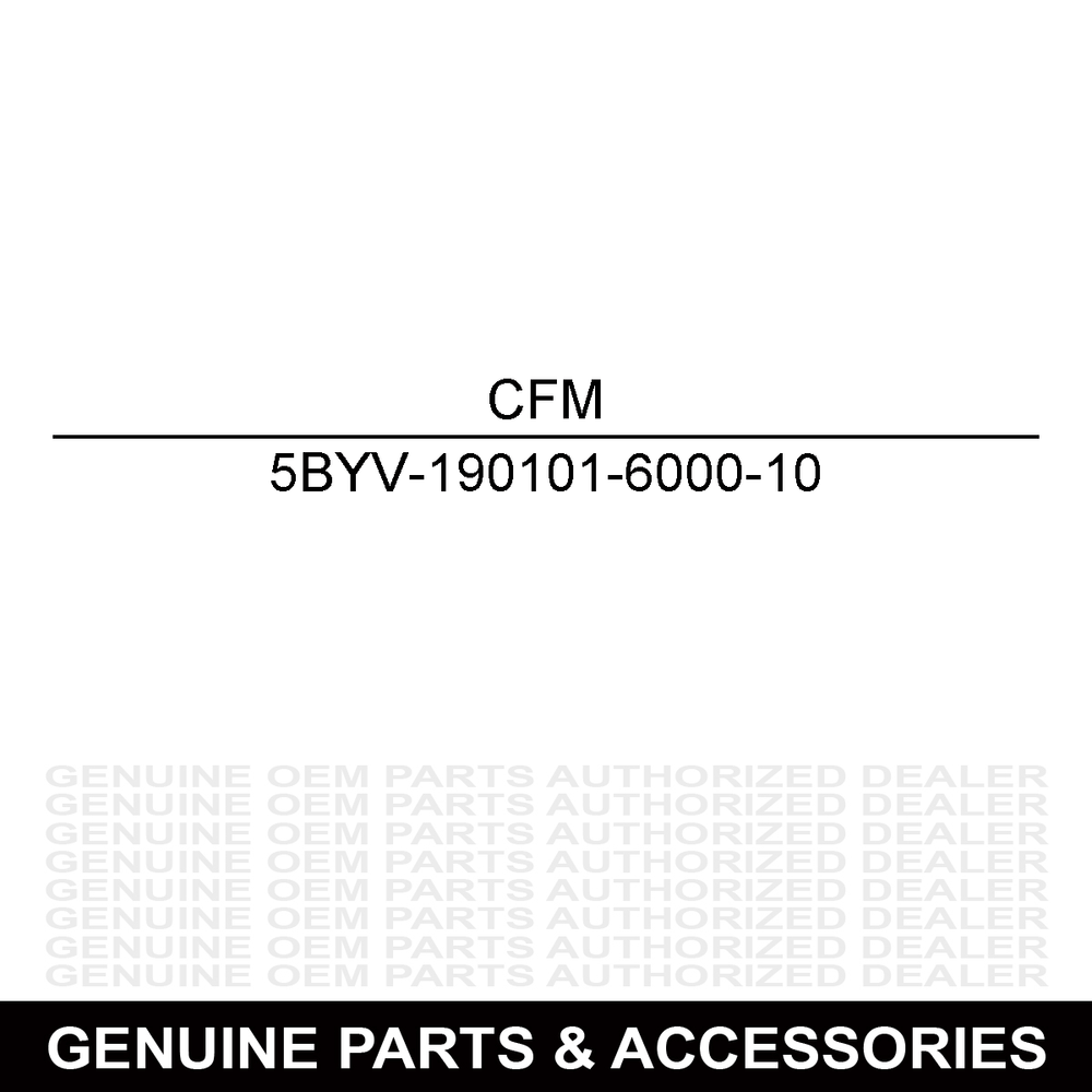 CFMoto Left Top Cover Decal 5BYV-190101-6000-10