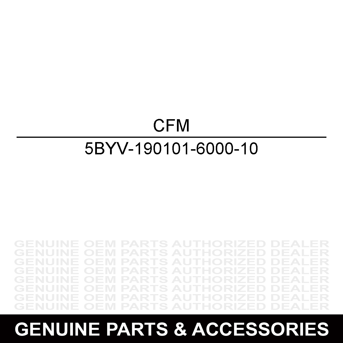 CFMoto Left Top Cover Decal 5BYV-190101-6000-10