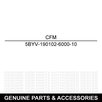 CFMoto Right Top Cover Decal 5BYV-190102-6000-10