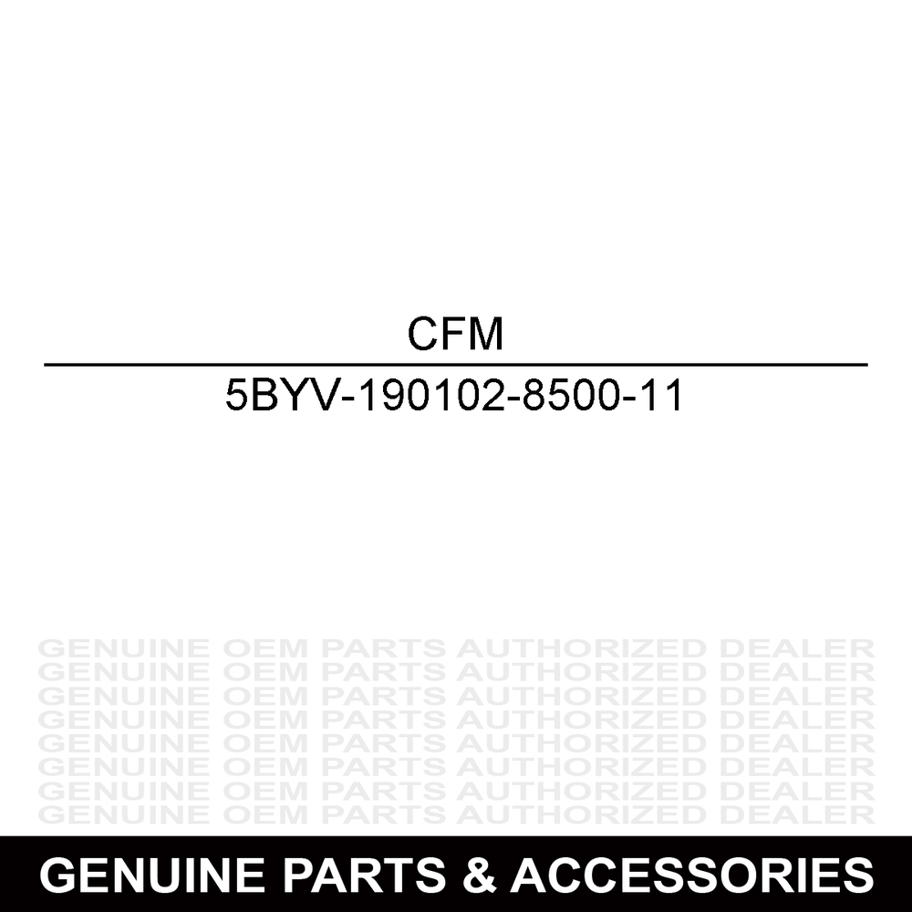 CFMoto Rear Left Side Door Decal 5BYV-190102-8500-11
