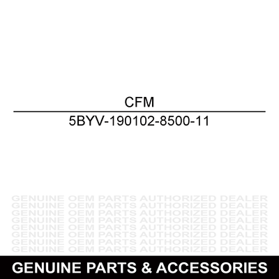CFMoto Rear Left Side Door Decal 5BYV-190102-8500-11