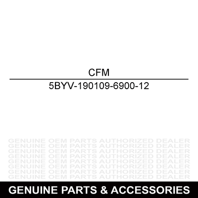 CFMoto Left Deco Plate Decal 5BYV-190109-6900-12