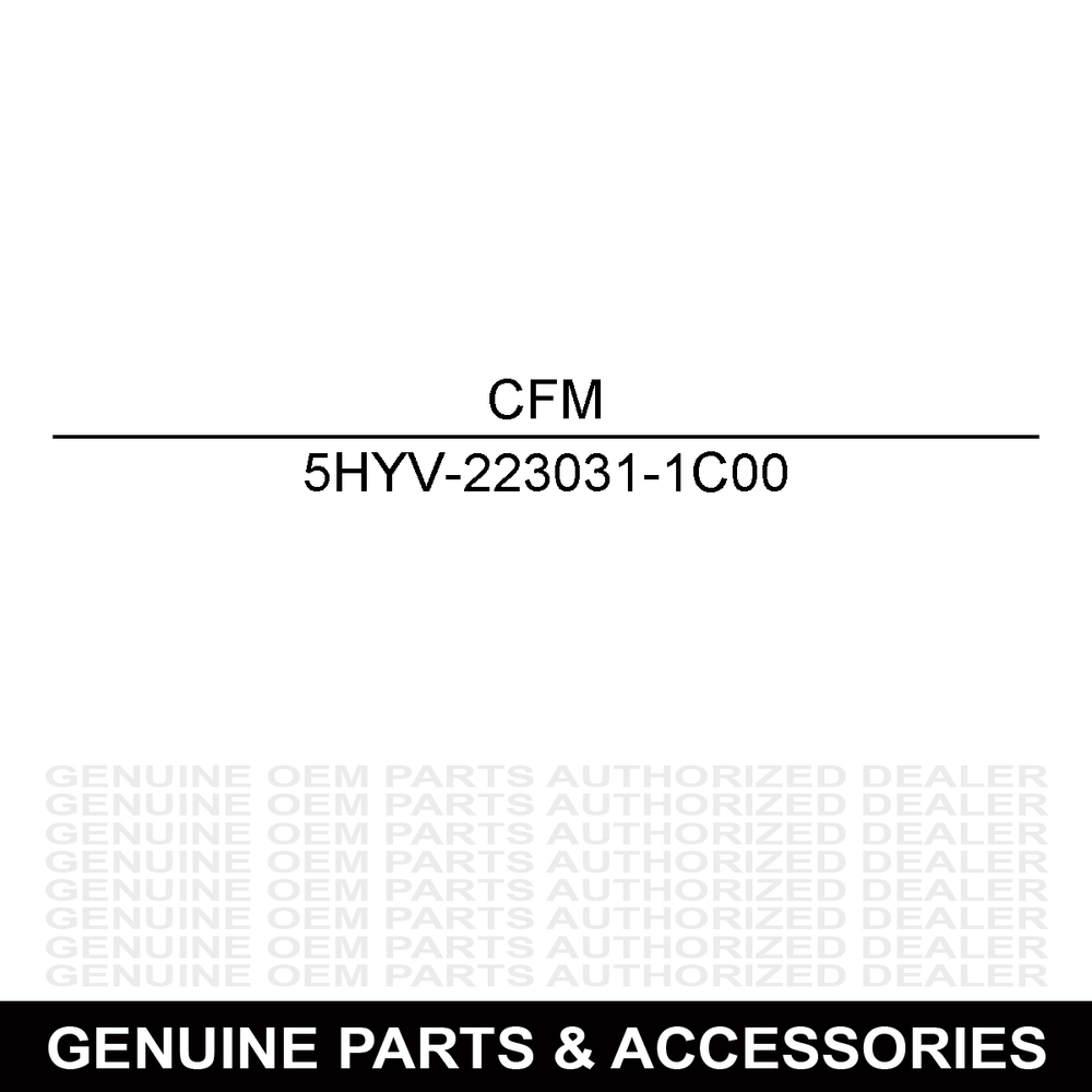 CFMoto Rear Panel Cargo Box 5HYV-223031-1C00