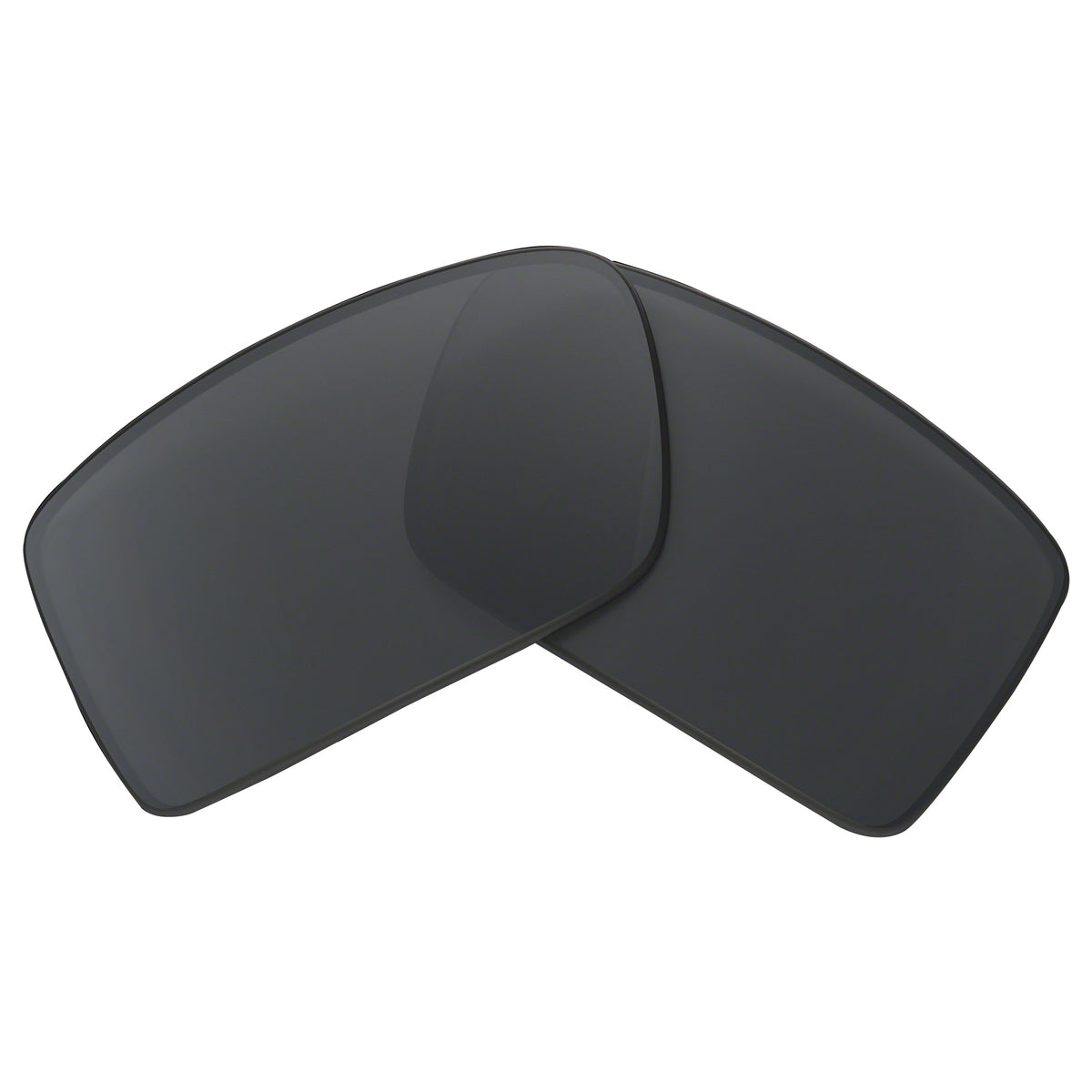 Oakley GasCan Sunglasses Replacement Lenses Black Iridium Polarized 13-505