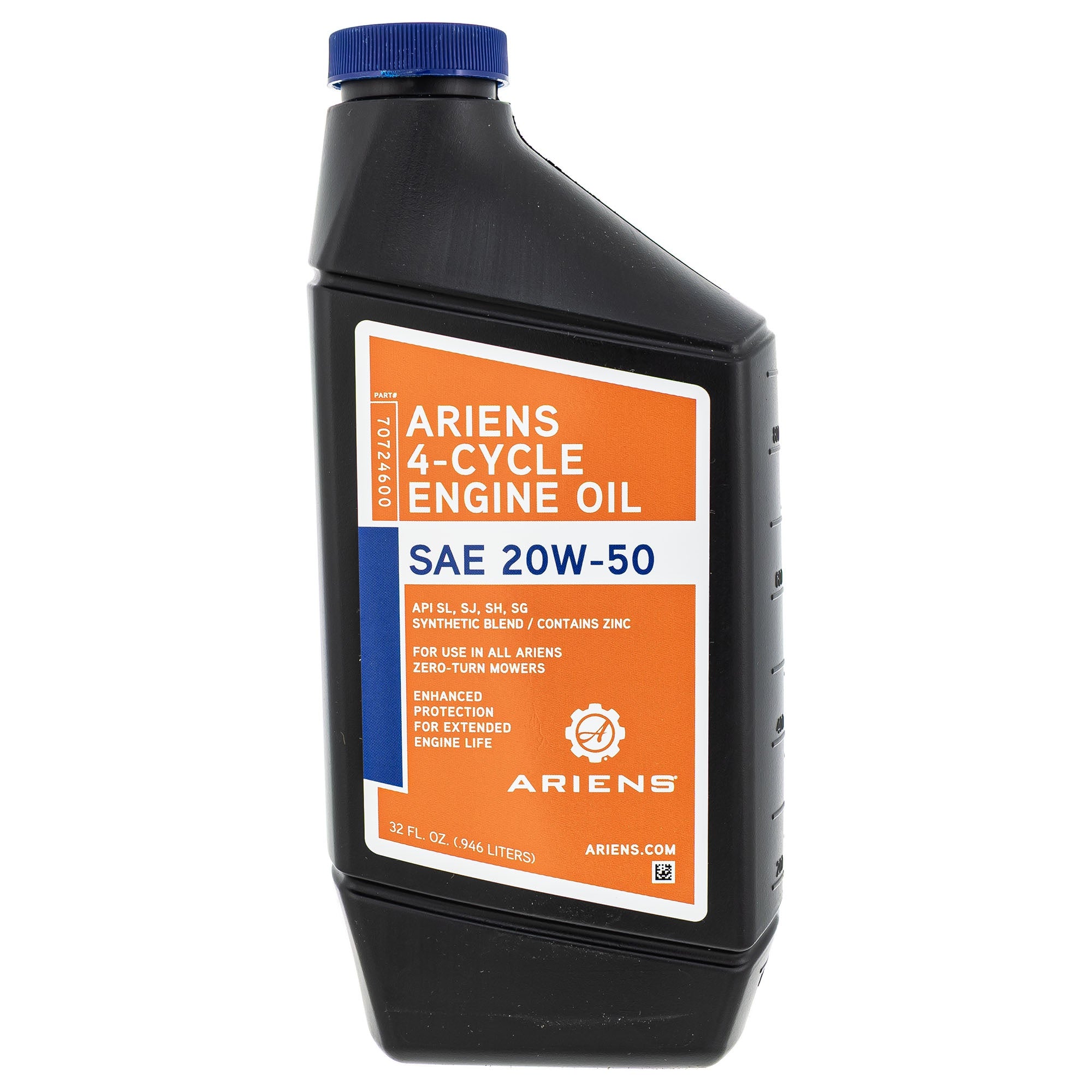 Ariens 70724600 Engine Blend Oil 20W50 Zenith SD Onyx Limited Ikon-XD Ikon