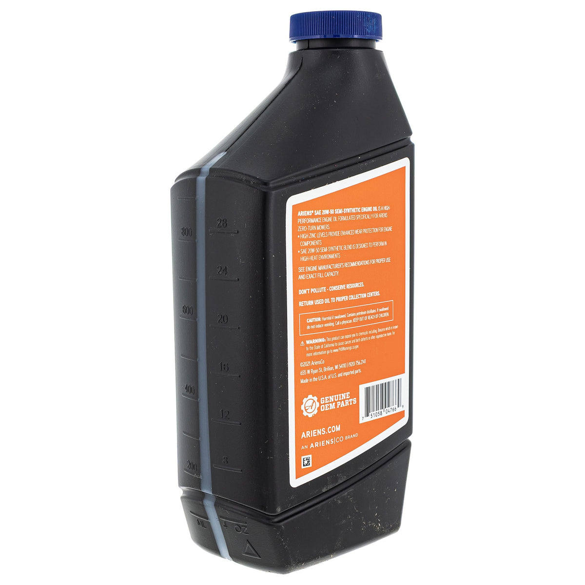 Ariens 70724600 Oil 20W50 Engine Blnd Zenith Limited Ikon-XD Ikon ikon 42 52 60