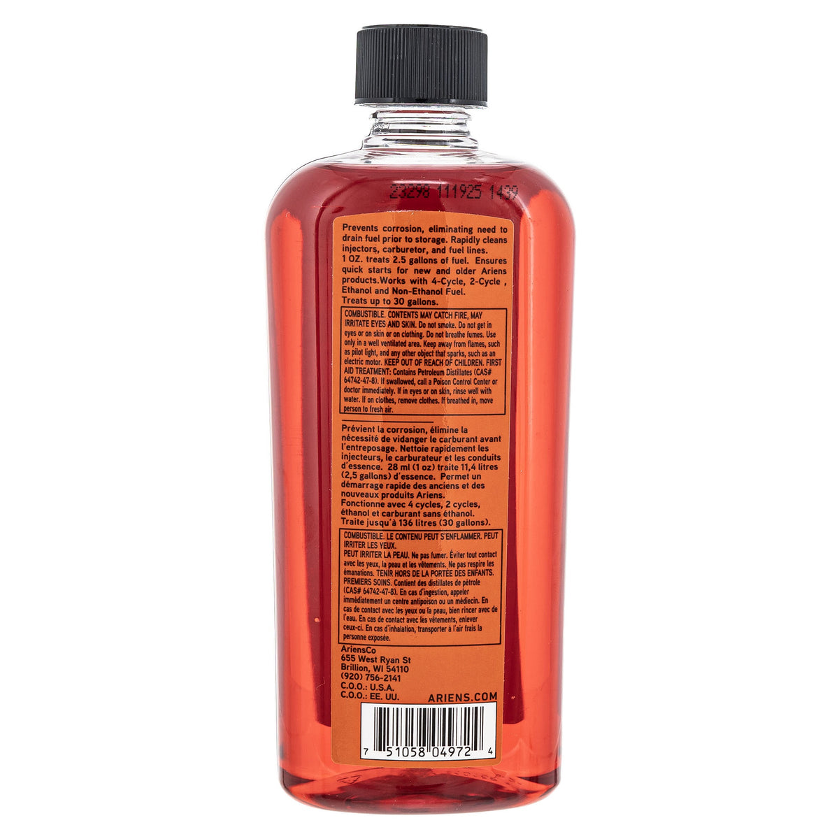 Ariens 70734000 Premium Fuel Stabilizer 12oz Bottle (Treats 30 gallons)