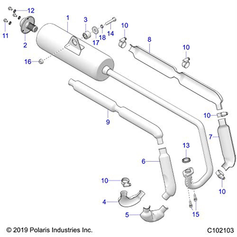 Polaris Hose Clamp 7082359