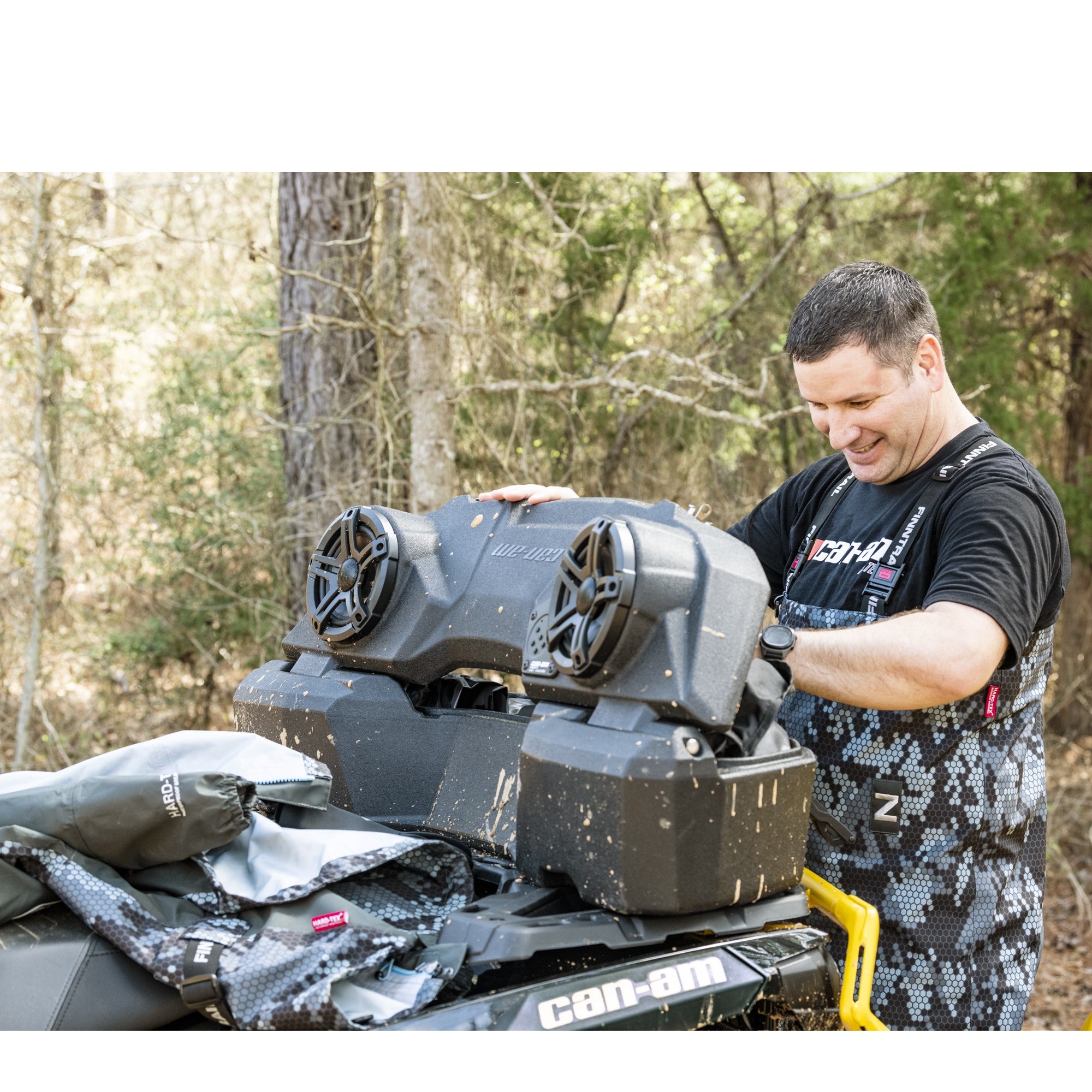 BRP Can-Am 715003018 LinQ 11.5 Gal Audio Cargo Box Defender Commander Renegade