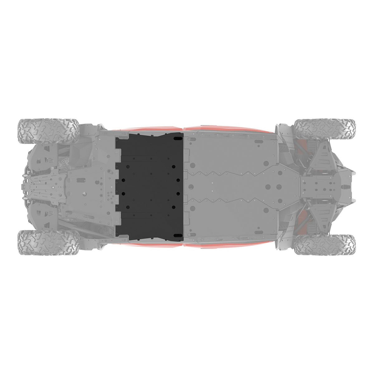 BRP Can-Am 715004272 HMWPE Central Skid Plate Commander XC Maverick 1000 800 700