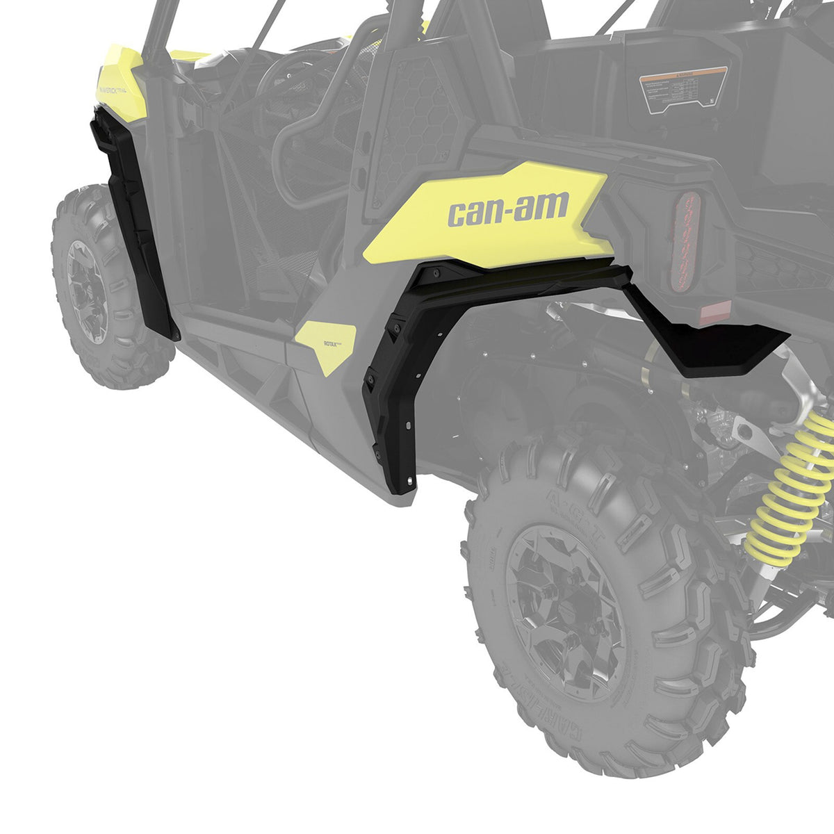 BRP Can-Am 715004958 Black 2" Fender Flares Maverick 1000 800 700 2018-2024
