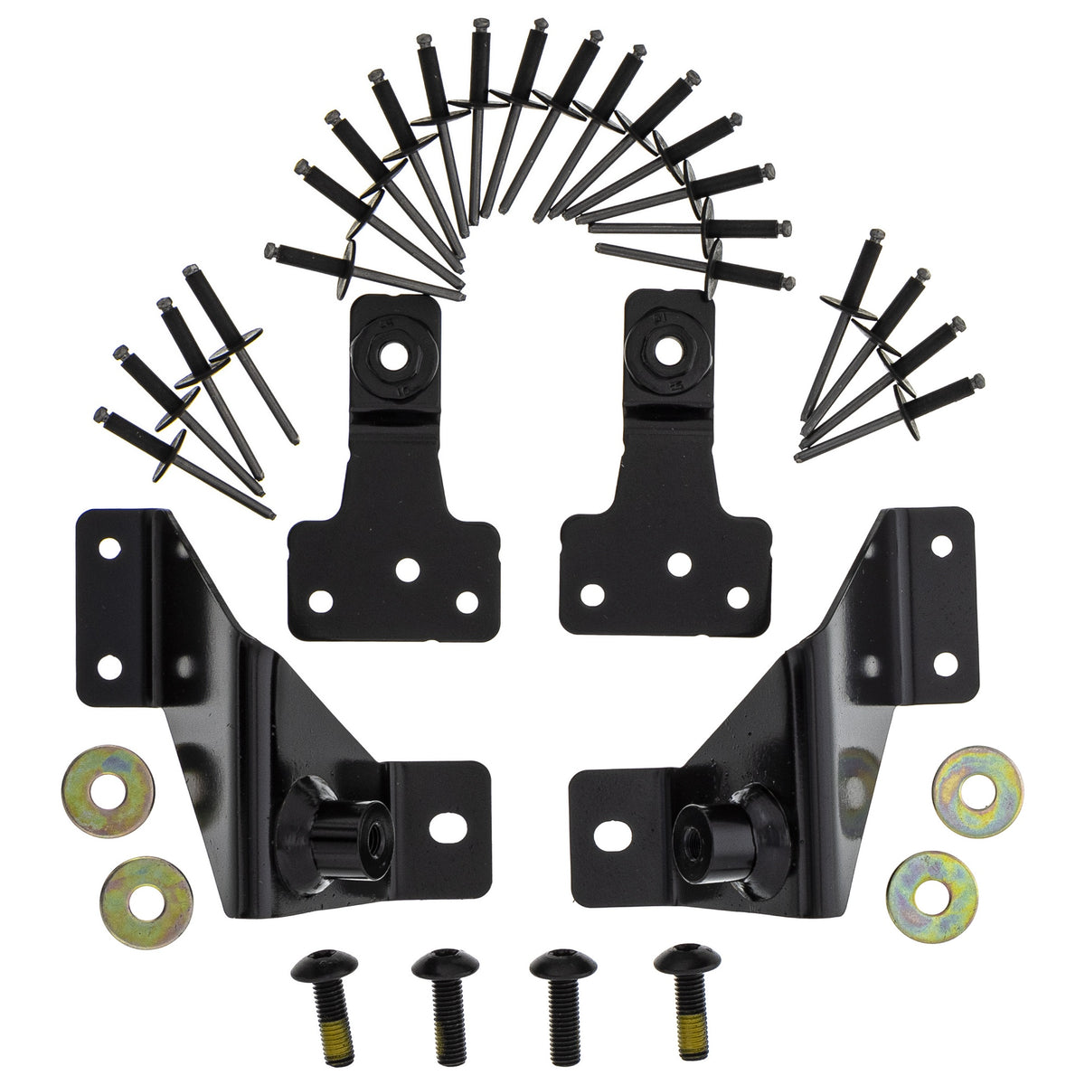 BRP Can-Am 715006671 Black XMR XTP Aluminum Rock Sliders Defender XT Pro