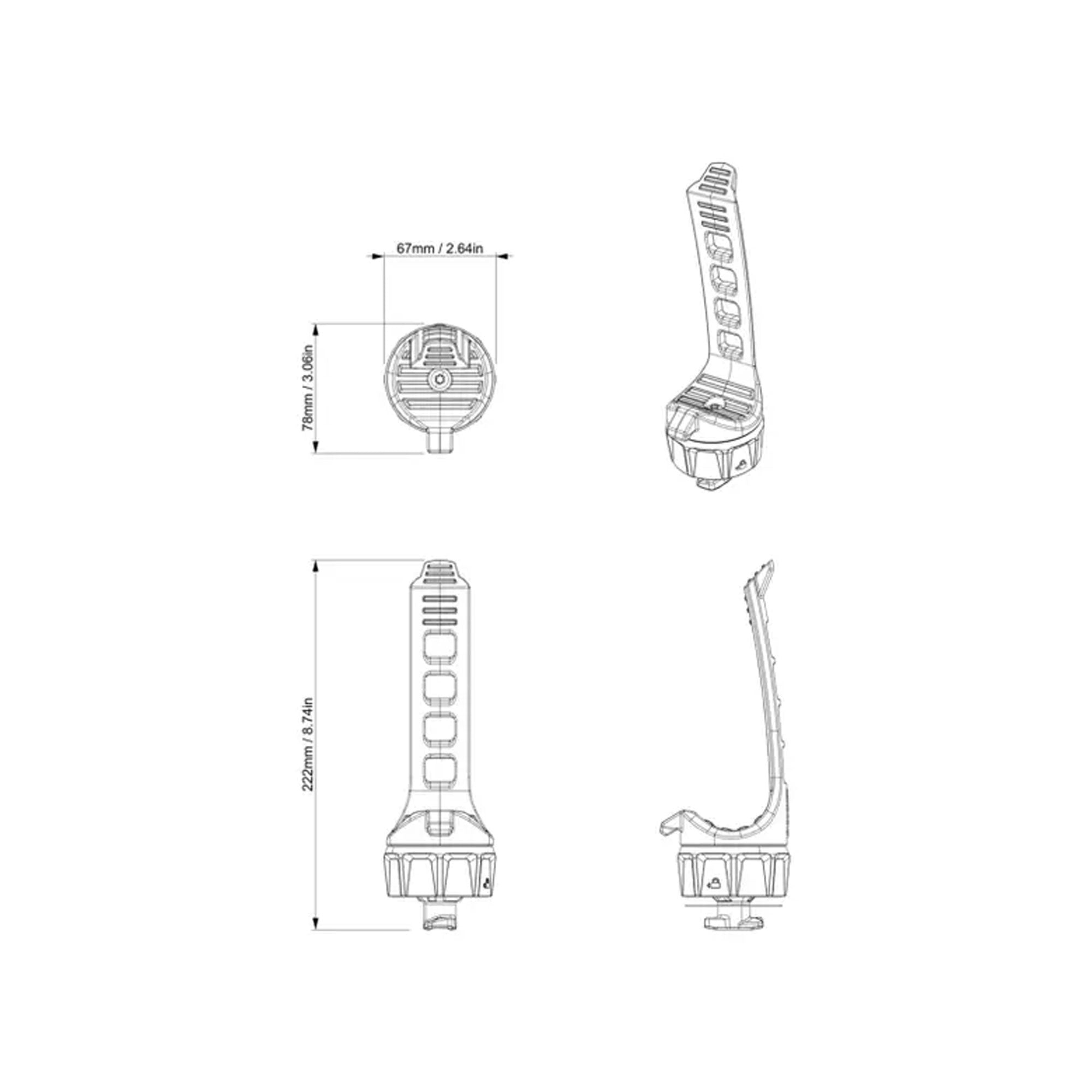 Can-Am 715007358 LinQ Tool Holder Defender Maverick Outlander Renegade Commander 450 500