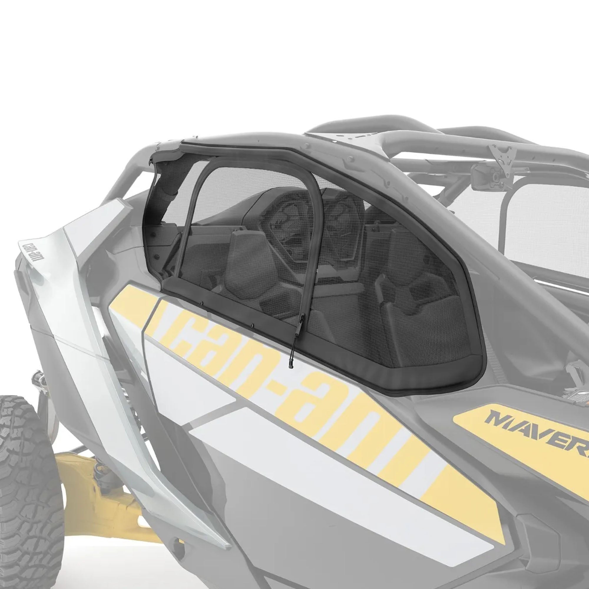 BRP Can-Am 715007376 Upper Wind Nets Complete Mesh Screen Zips Maverick X