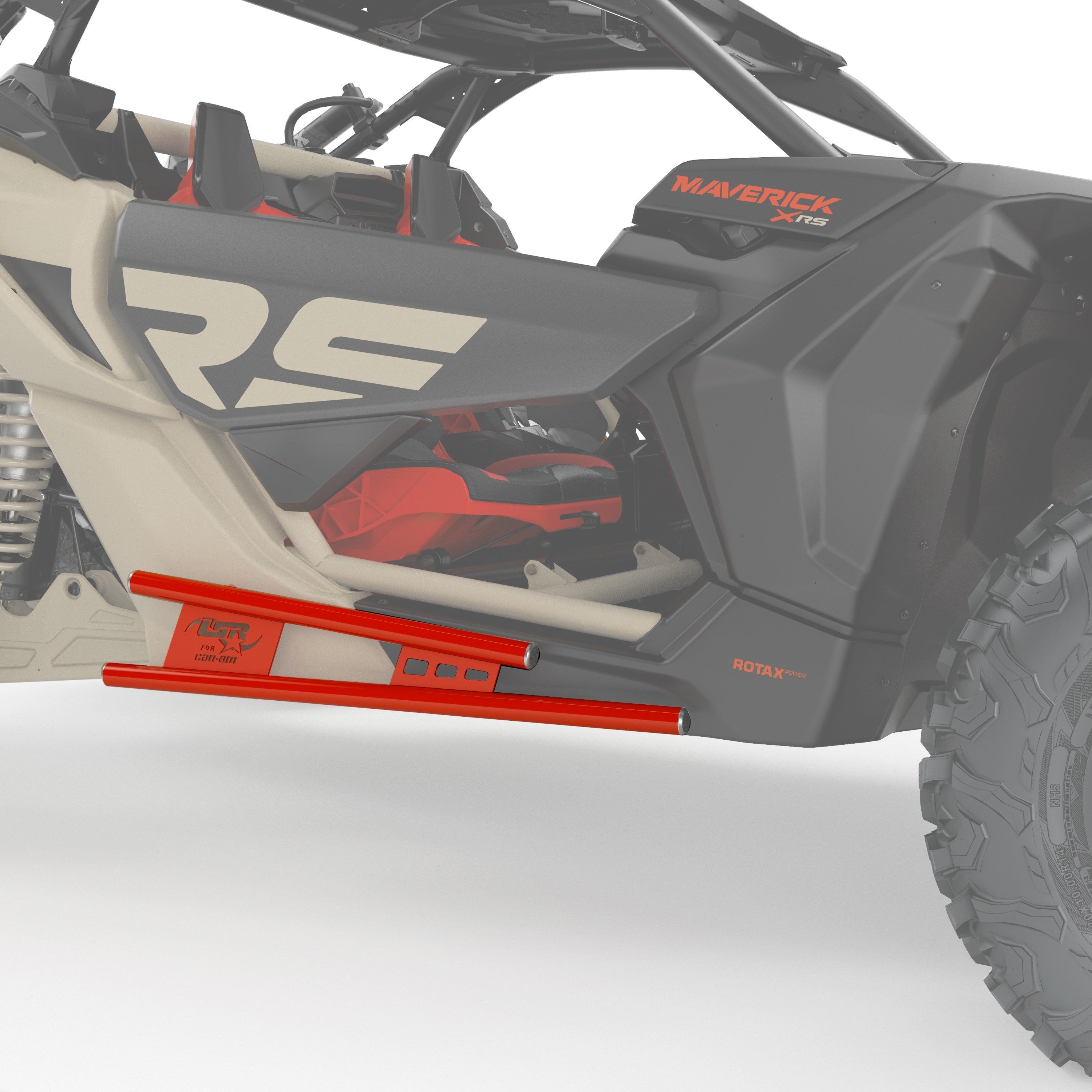 BRP Can-Am 715008846 Red Lonestar Racing Rock Sliders Maverick DS 900 Turbo