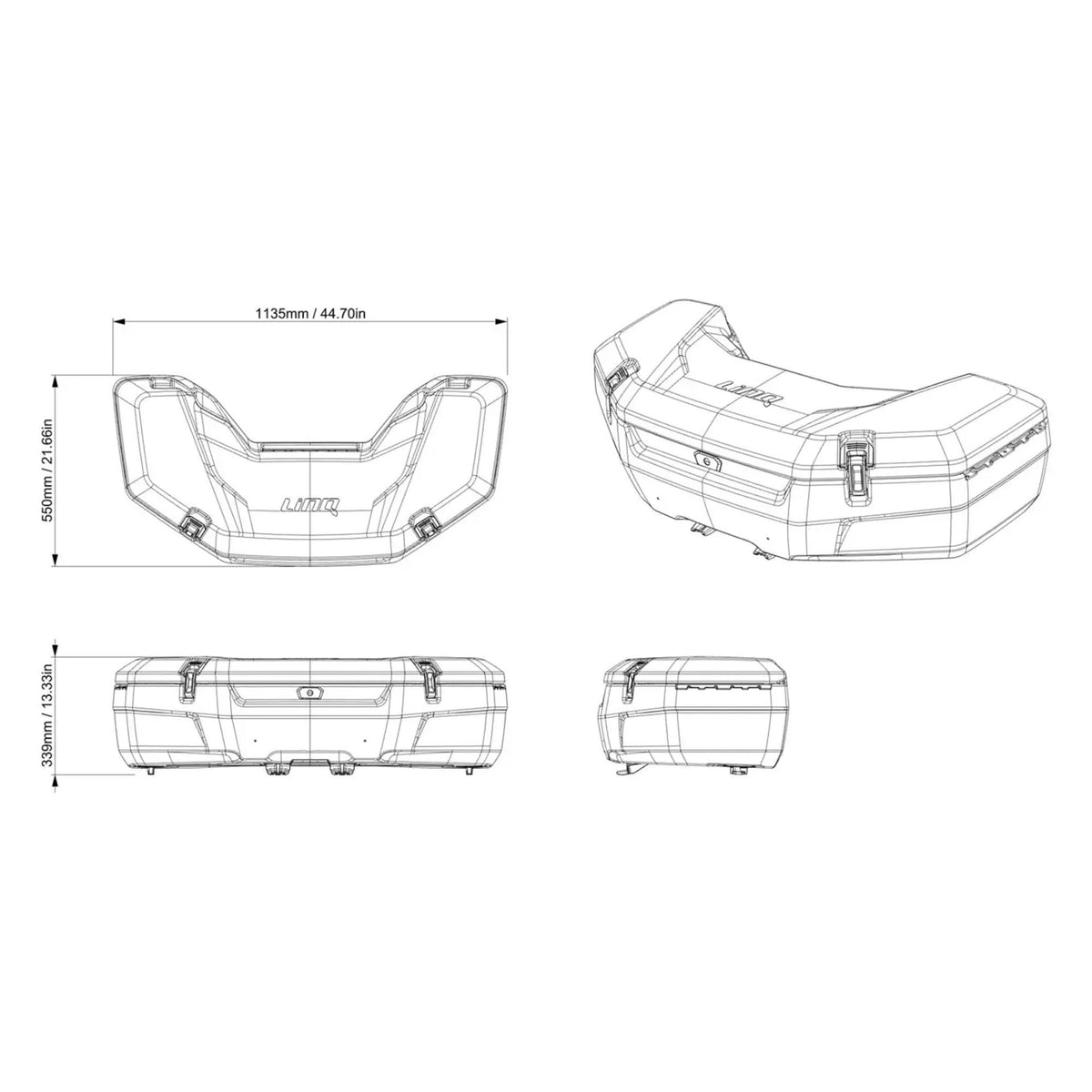 Can-Am LinQ 23 US Gal (87 L) Trunk Box 715009312