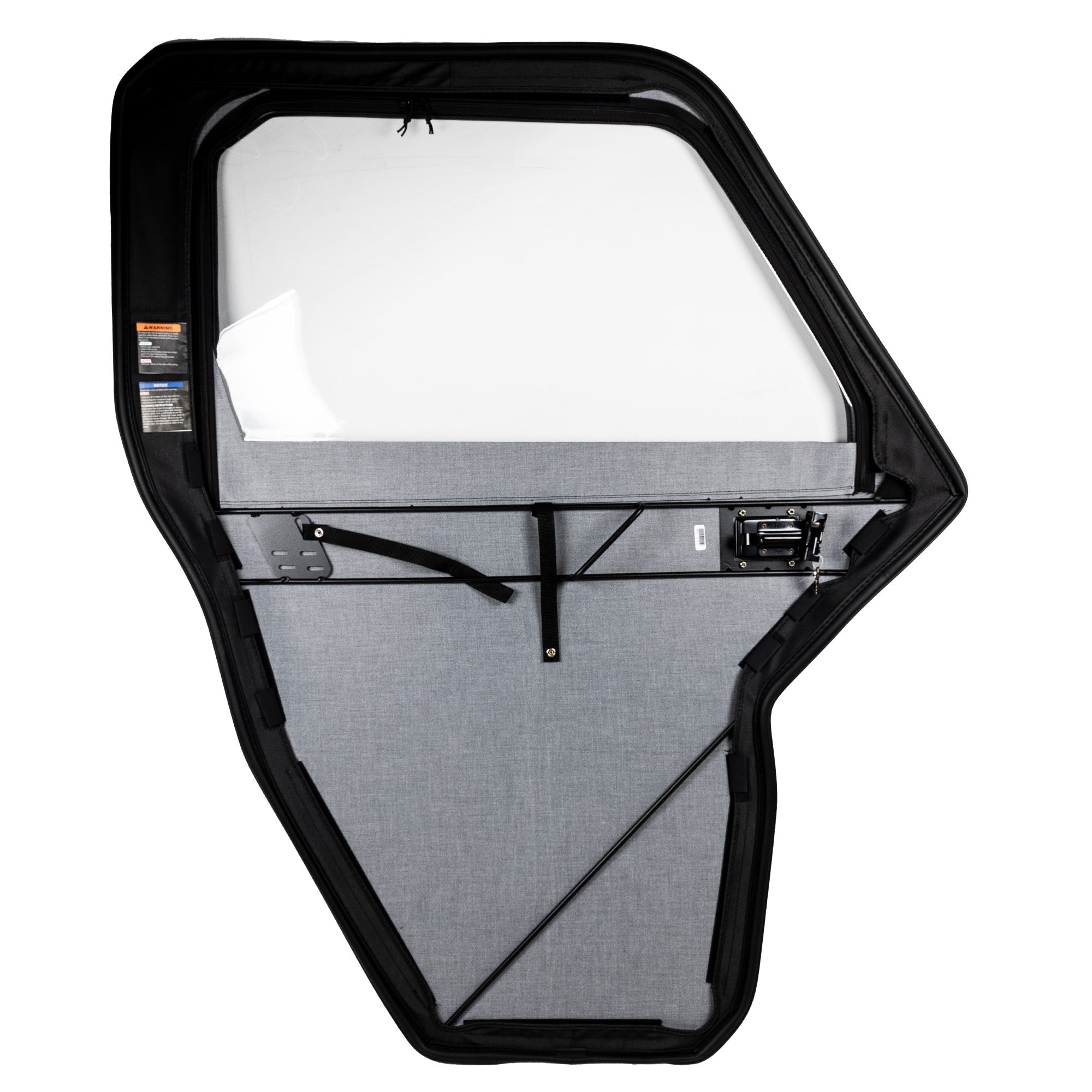 BRP 715009895 Can-Am Black Front Soft Door Kit Defender HD5 HD8 HD10 G1 G2 MAX