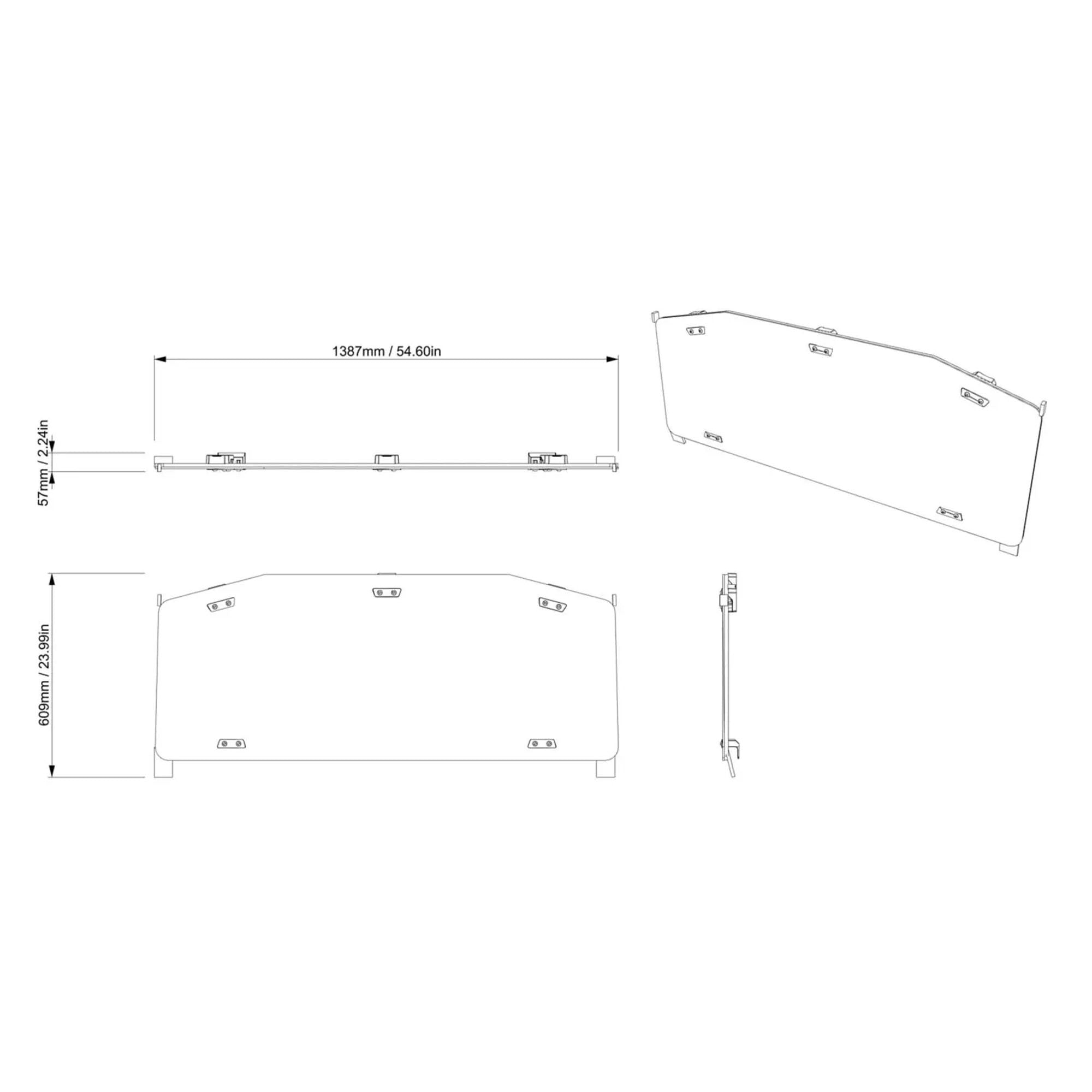 Genuine OEM Can-Am Rear Window Defender 715009915