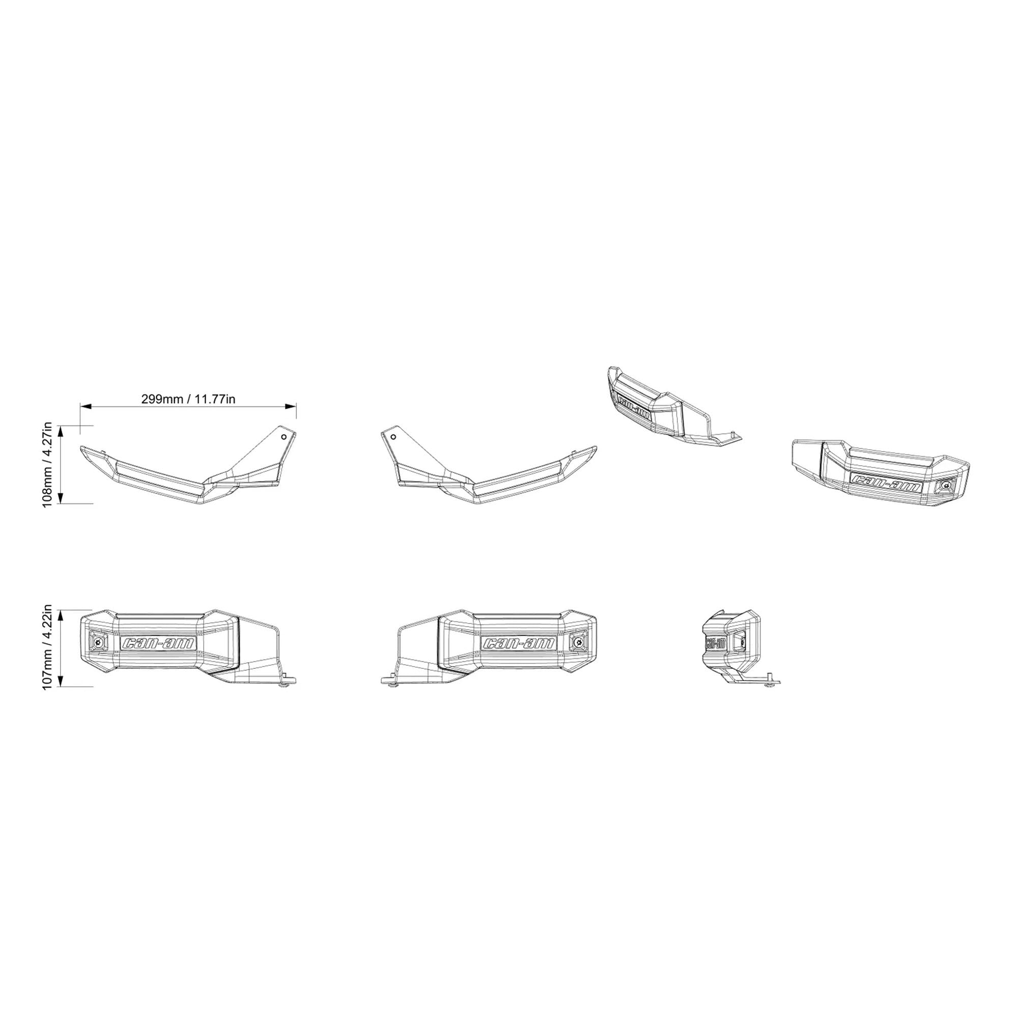 BRP XTP Air Kit Deflector 715010297