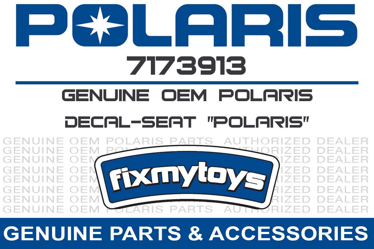 Polaris Polaris Seat Decal 7173913