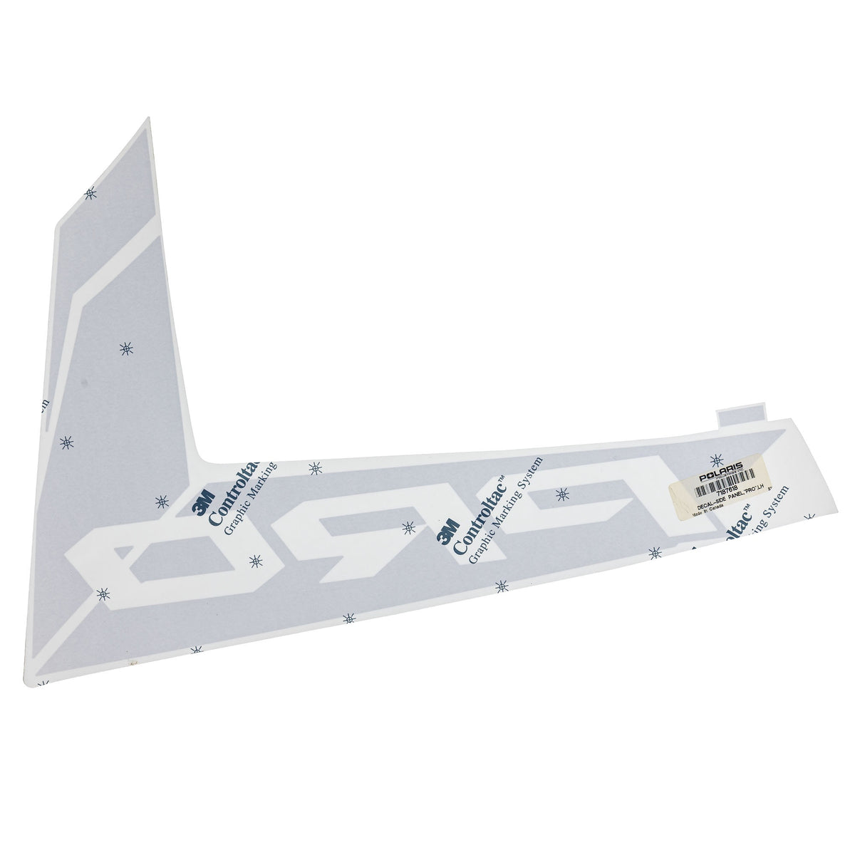 Polaris Left Hand "Pro" Side Panel Decal 7187618 800 850 600 174 163
