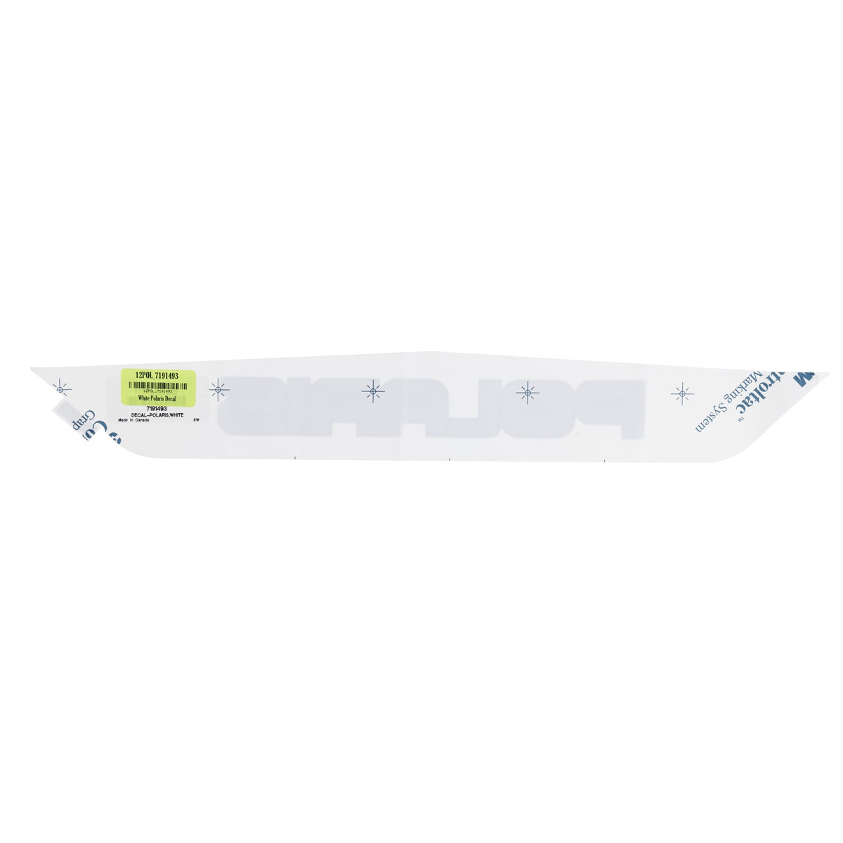Polaris Polaris White Decal [ #7191493 ] 7191493 2020