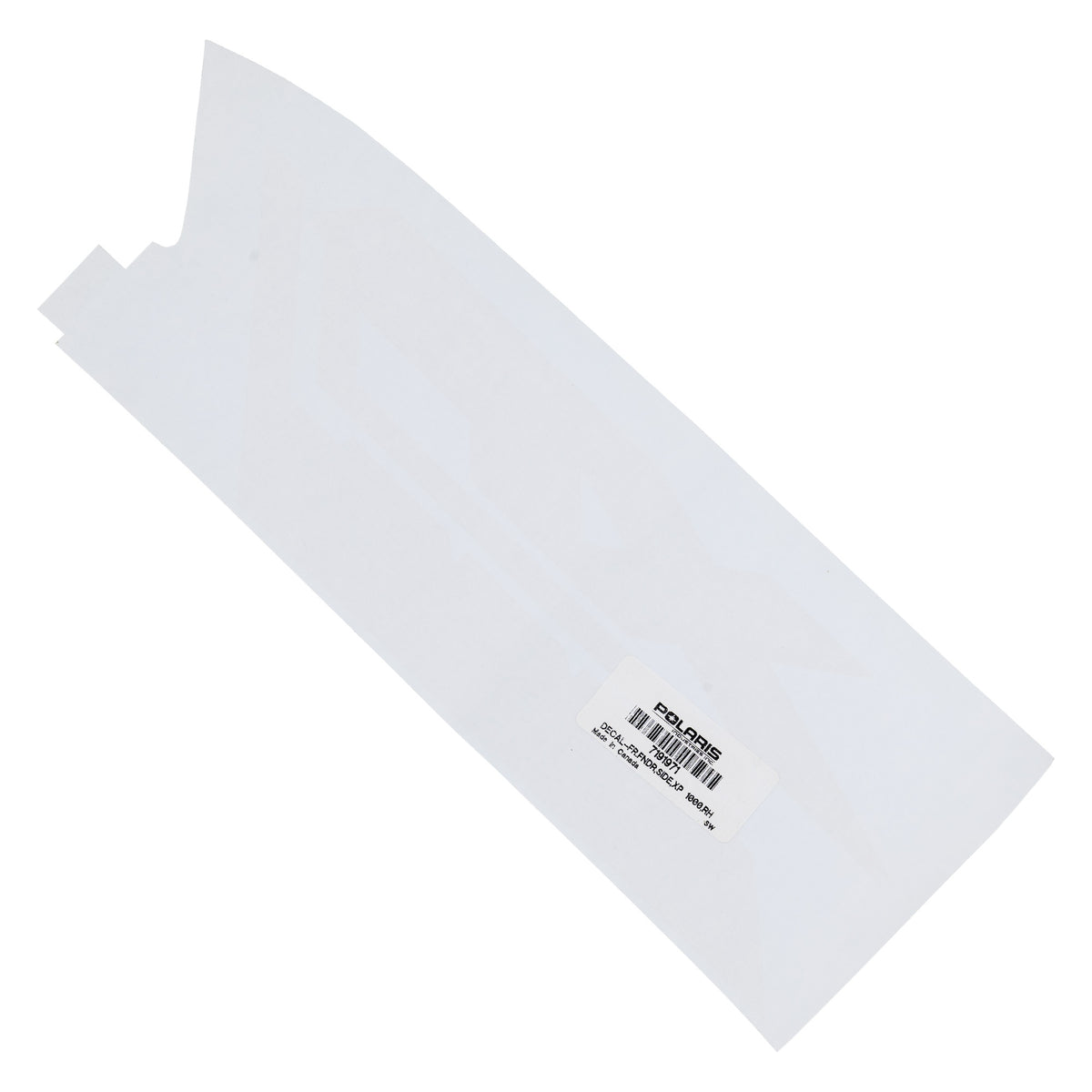 Polaris Front Right Side XP 1000 Fender Decal 7191971 alternate view