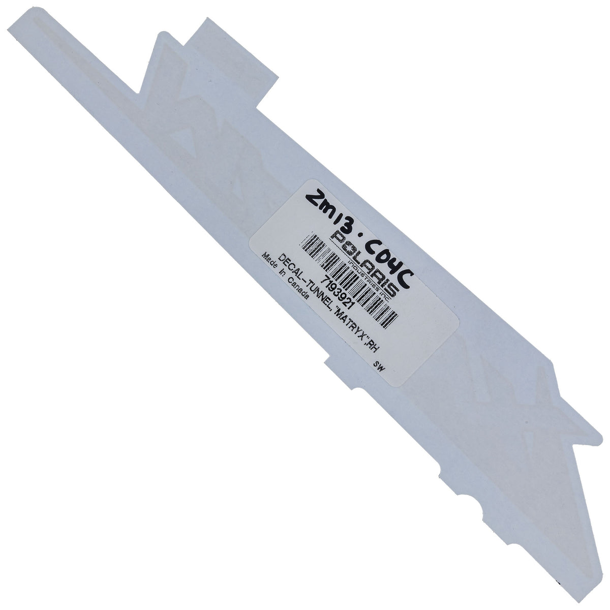 Polaris Right Hand Matryx Tunnel Decal 7193921 alternate view