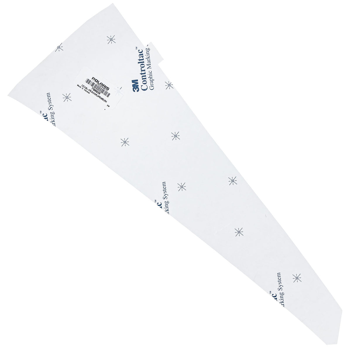 Polaris Front Upper Mid Right Door Decal 7196936 alternate view