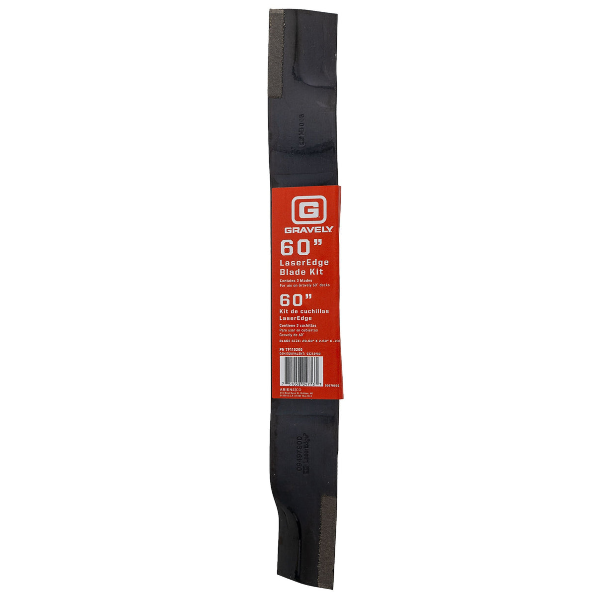 Ariens 79110200 LE Blade Kit 20.5"