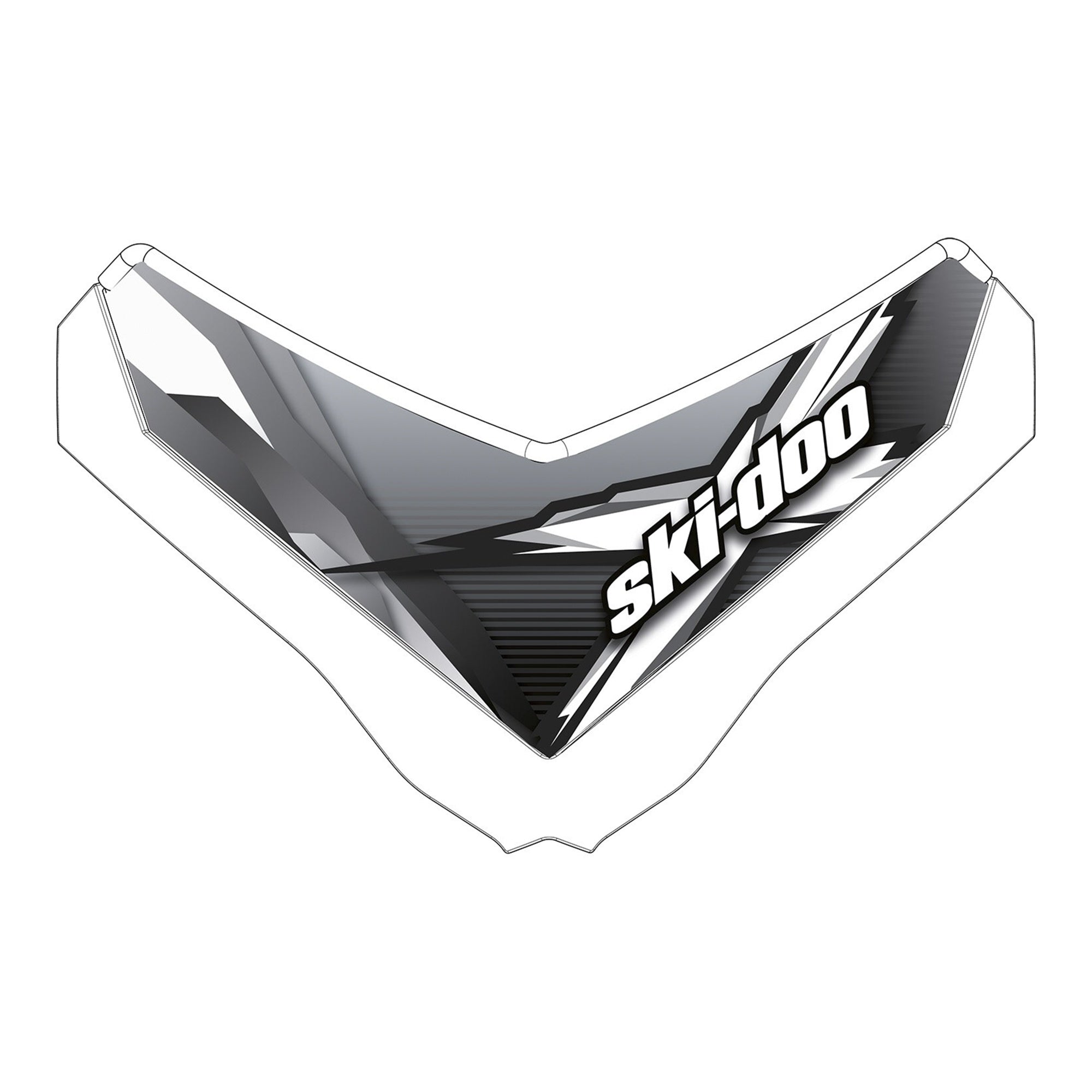 BRP Ski-Doo 860200646 Smoke Ultra Low Fixed Windshield Renegade GTX GSX 500 600