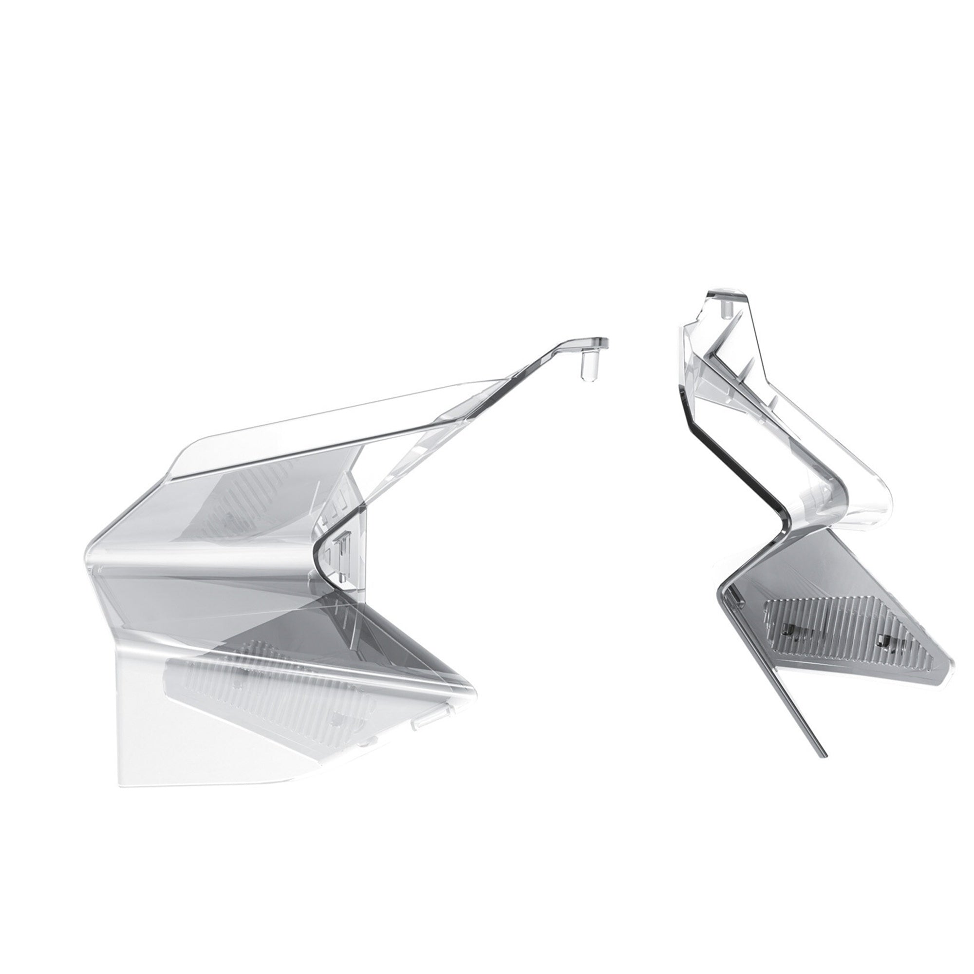 BRP Ski-Doo 860201012 Smoke Windshield Side Deflector Kit Renegade GSX ACE 900