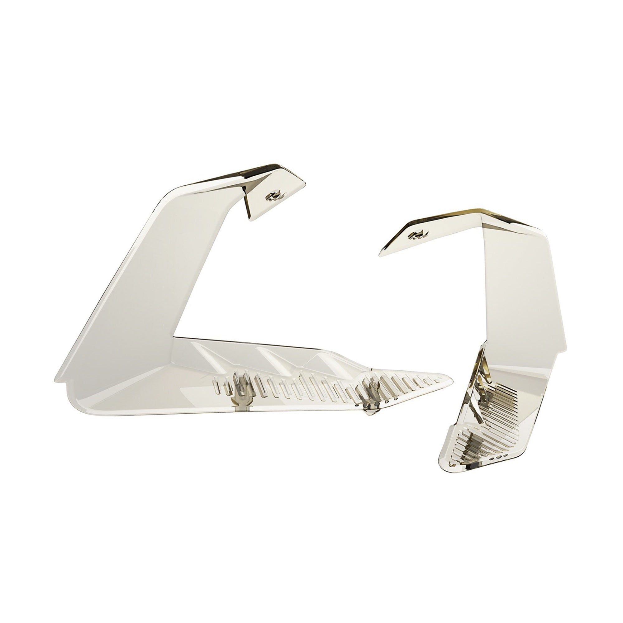 BRP Ski-Doo 860201449 Smoke Windshield Side Deflector Kit Renegade Tundra ACE